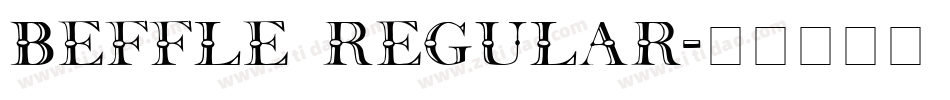 Beffle Regular字体转换